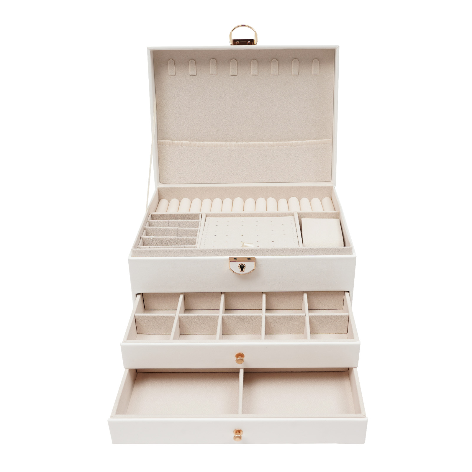 Jewelry Eyewear Watches & Accessories - 3 Tiers Jewelry Storage Box, Sunglass