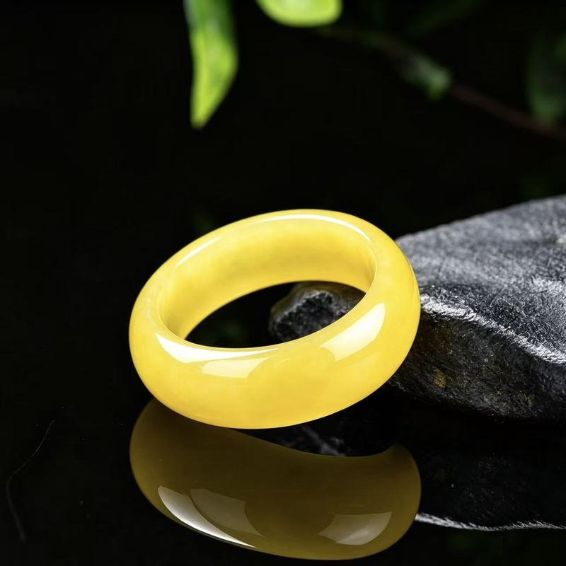 Jewelry & Watches Store - Genuine A-grade jadeite ring with full