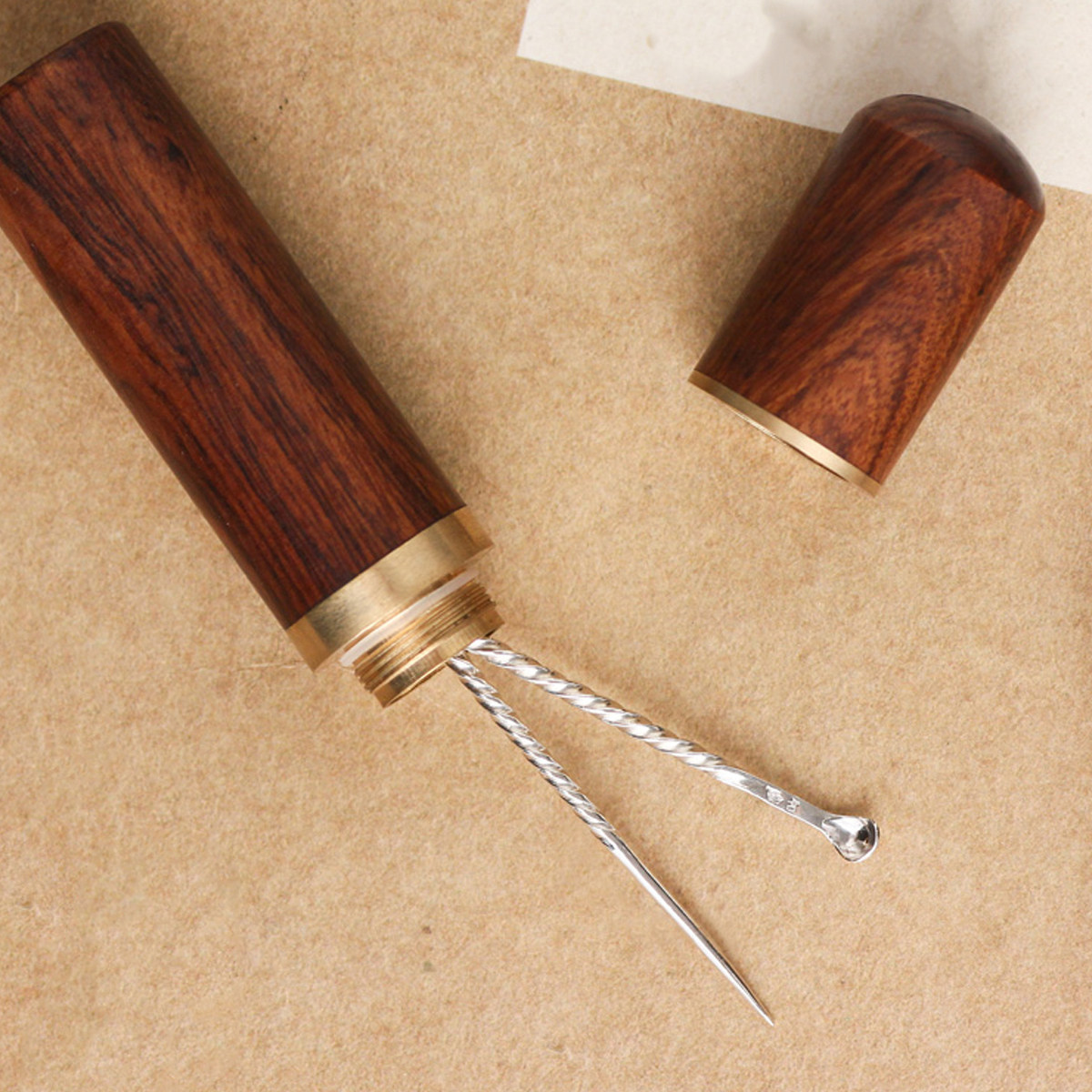 Jewelry And Watches Box - 2Pcs Wooden Needle Storage Box Premium