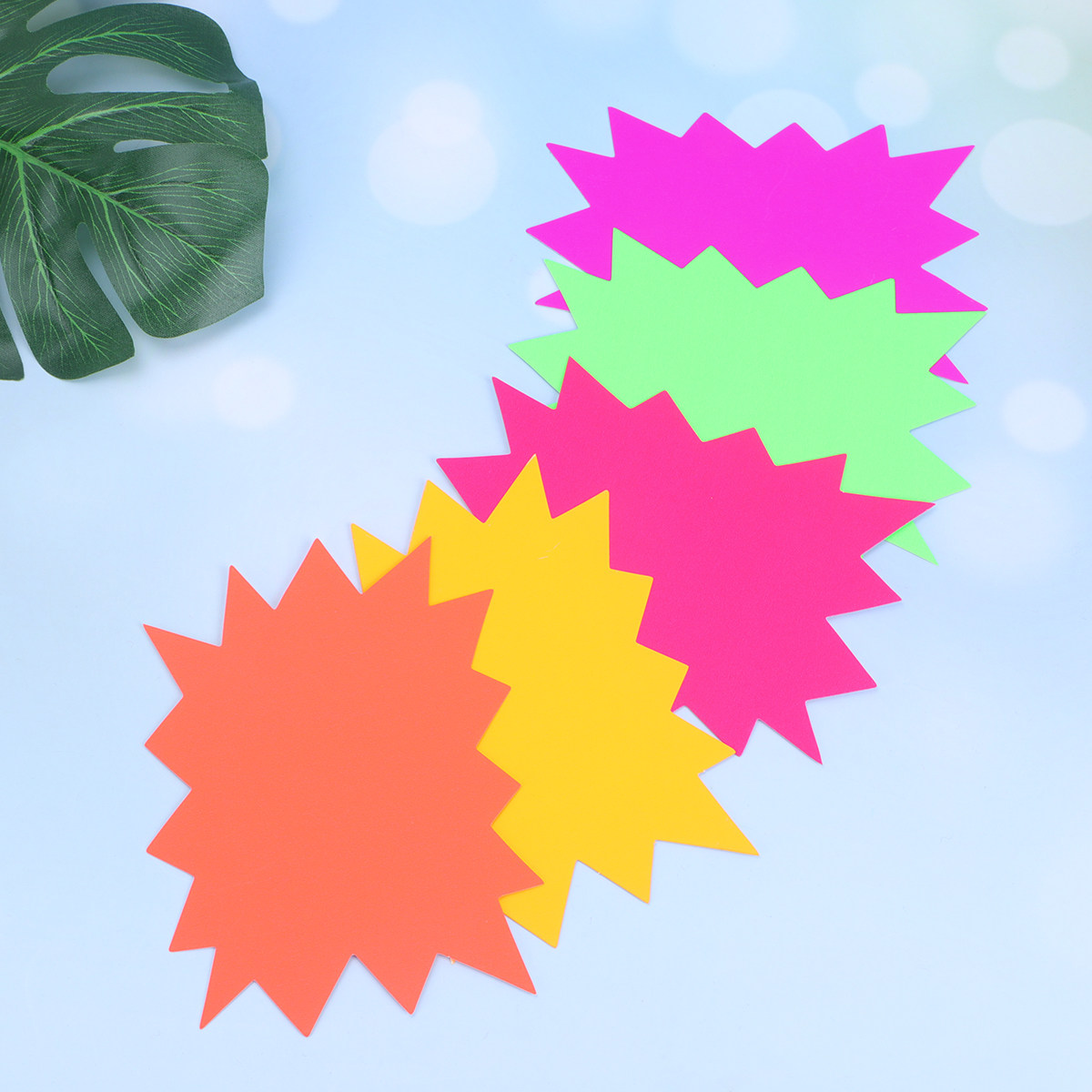 Jewelry And Watches Store - Fluorescent Exploding Price Tags Paper Labels