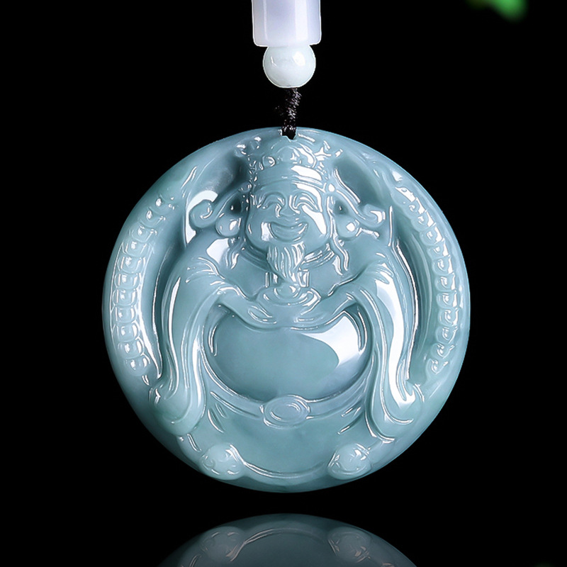Jewelry & Watches Store - Burmese Jadeite God of Wealth Pendant