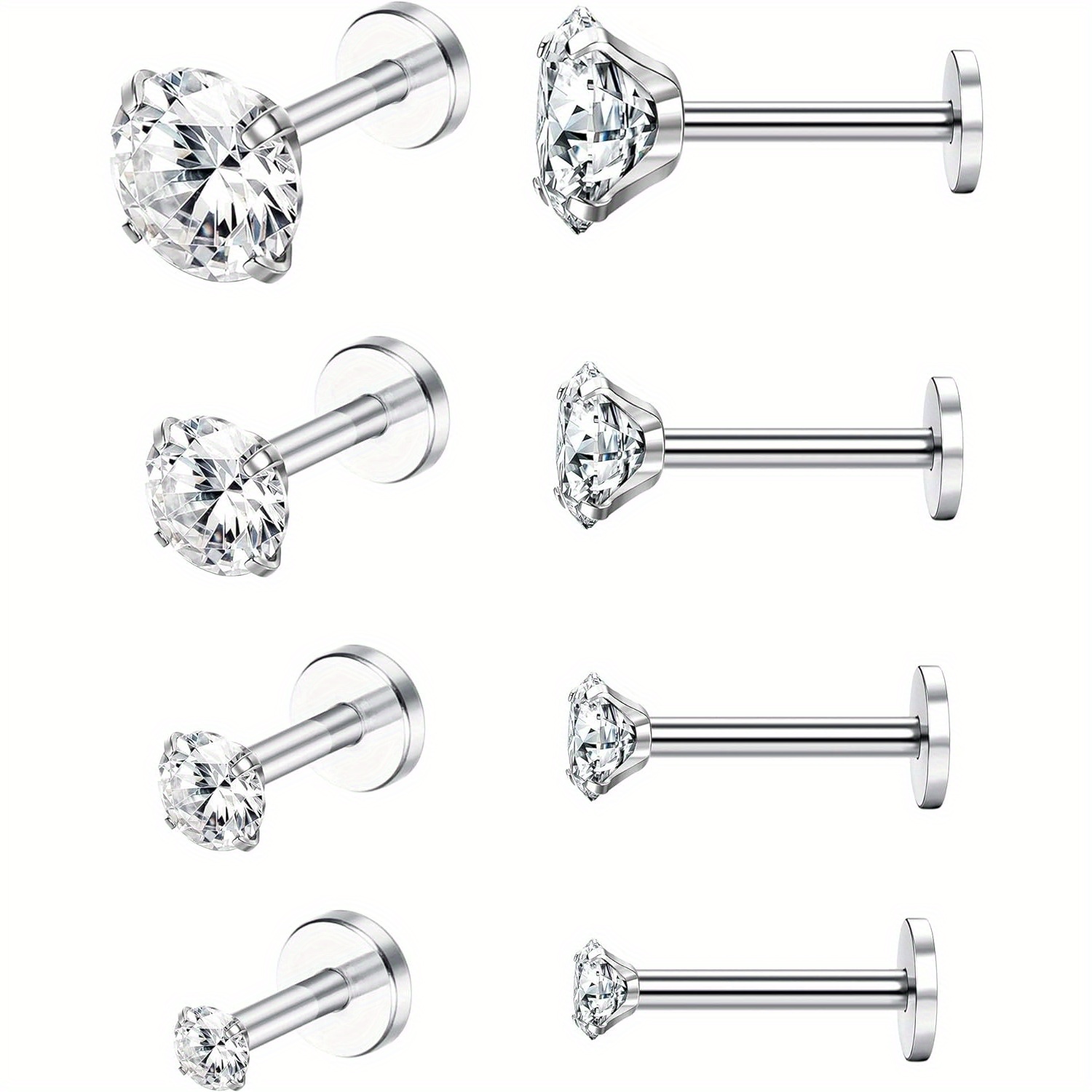 Drperfect Stainless Steel 16G  - Opal Earrings Dangle 评论和价格