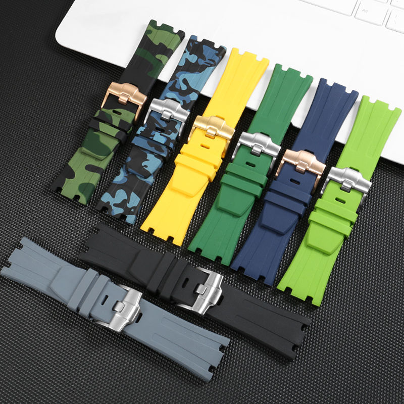 28mm Silicone Watchband for AP - Audemars Piguet Watch Royal Oak 评论和价格