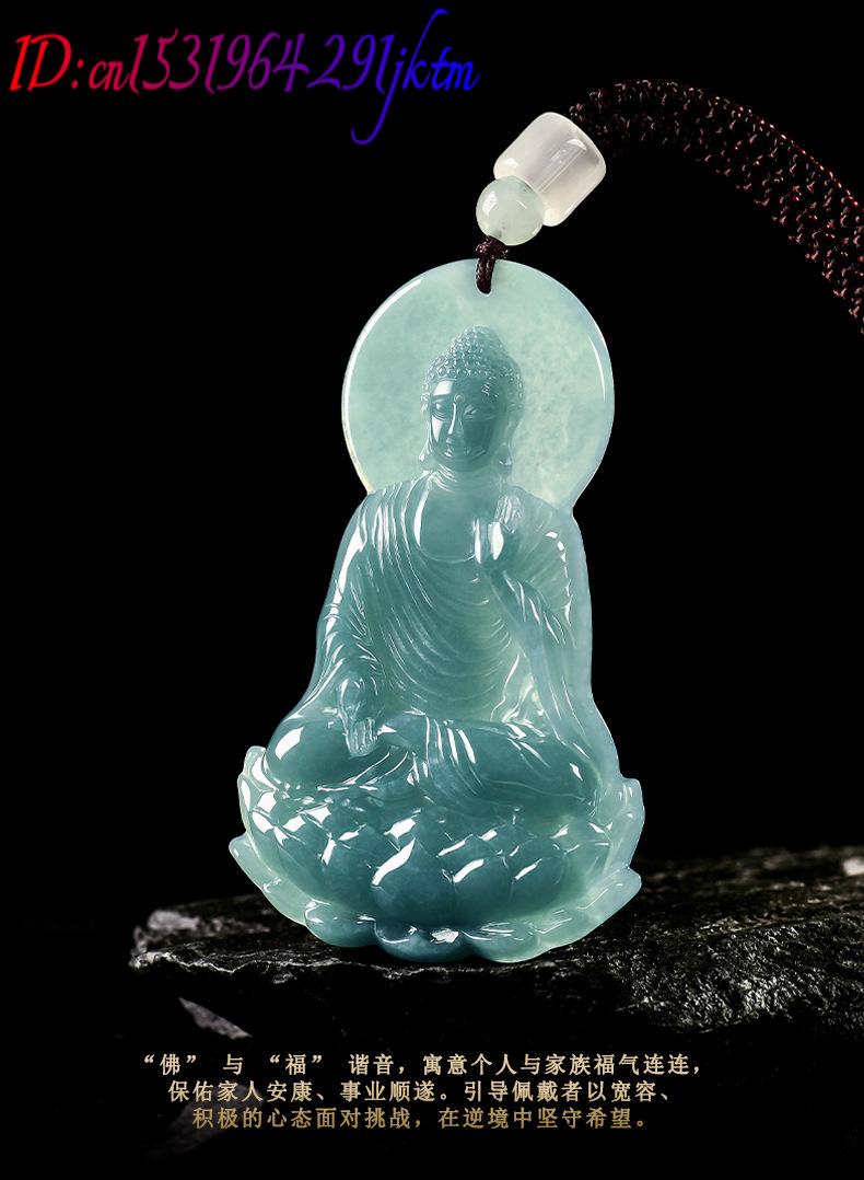 Natural Burmese Jadeite Buddha - Jewelry & Watches Store 评论和价格