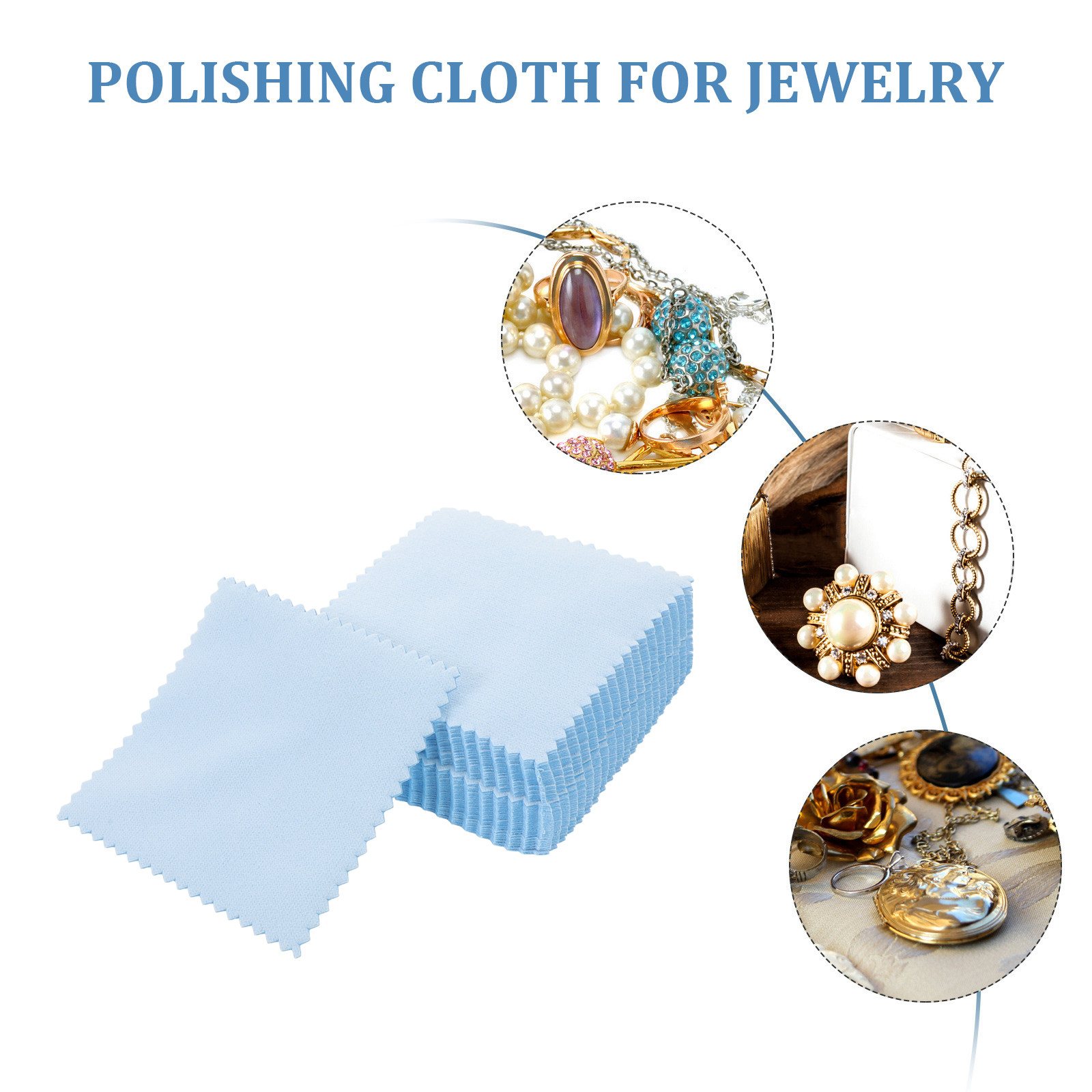 2pcs Silver Polishing Cloth 8X - Jewelry Watch 评论和价格