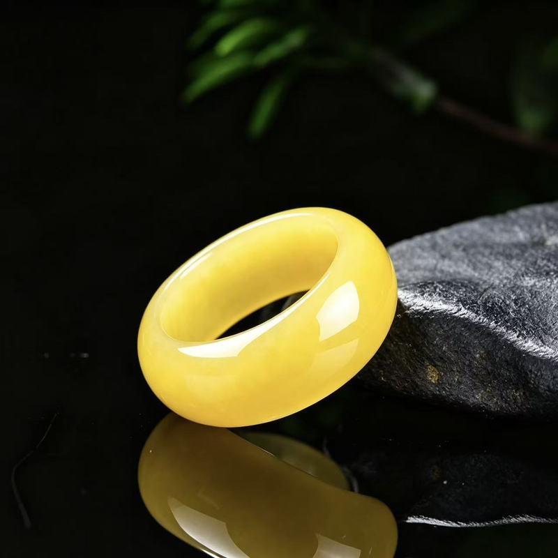 Genuine A-grade jadeite ring w - Jewelry & Watches Store 评论和价格