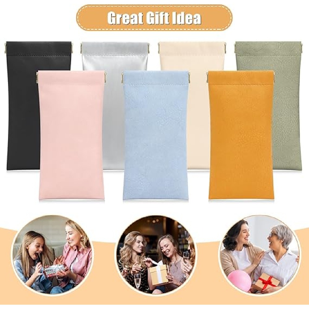 3 Pack PU Leather Storage Pouc - Jewelry Eyewear Watches & Accessories 评论和价格