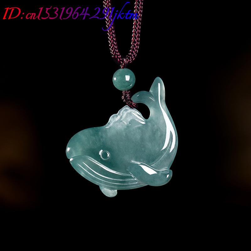 Natural Burmese Jadeite Whale  - Jewelry & Watches Store 评论和价格