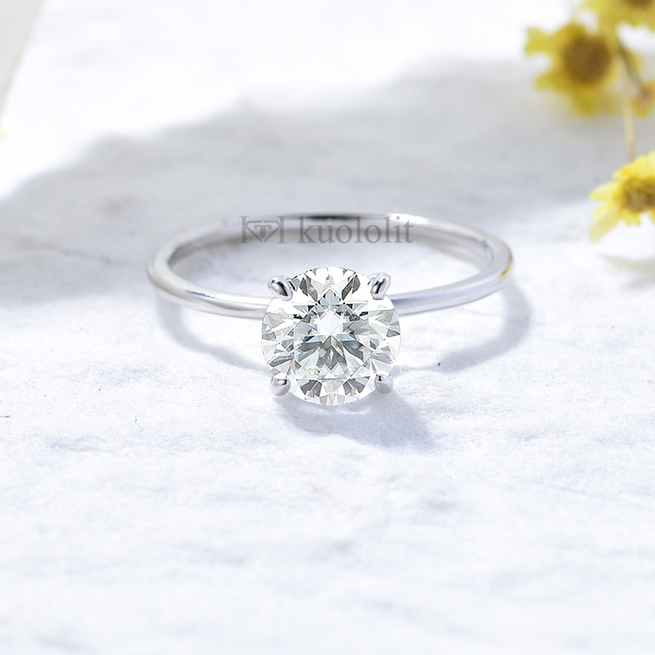 1CT‑2CT Round Cut 8.0mm D Colo - Luxury Gifts Jewelry & Watches Namfleg Mostar 评论和价格