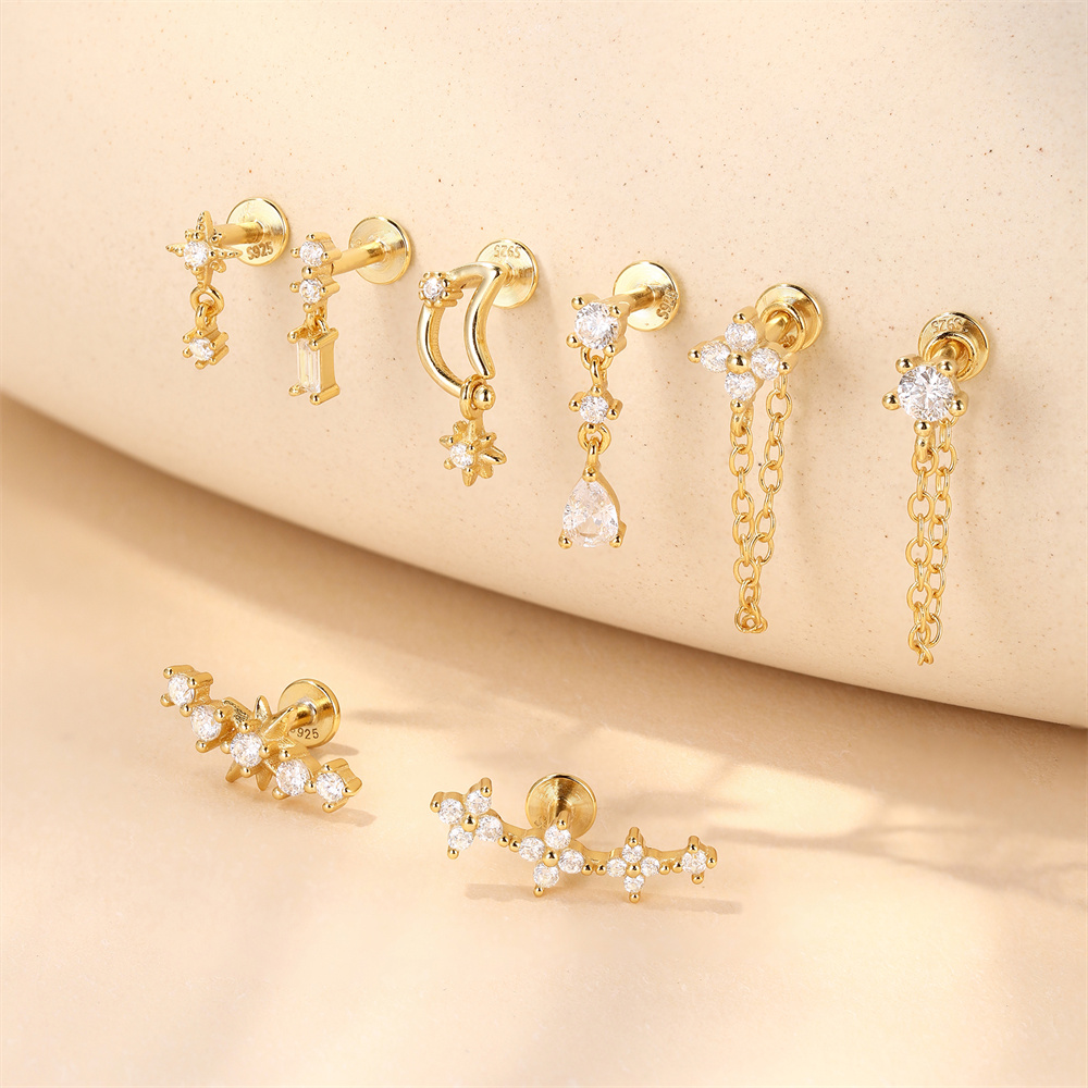 AIDE 925 Sterling Silver Zirco - Opal Earrings Dangle 评论和价格