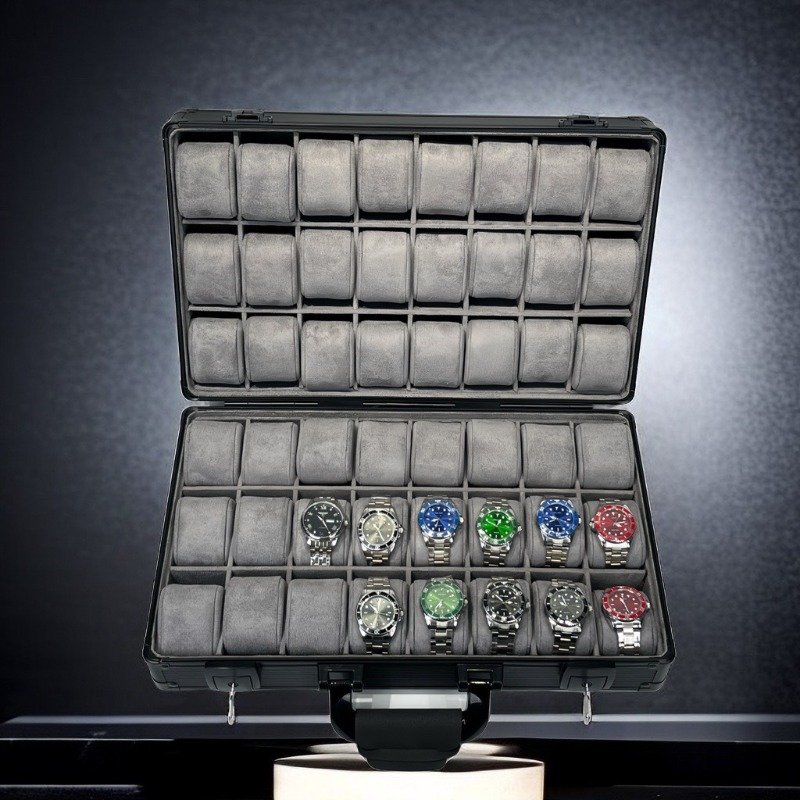Aluminum Green Watch Box Mens  - Jewelry Rolex Watches 评论和价格