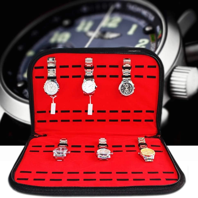 20 Slots Watch Storage Bag Con - Jewelry And Watches Box 评论和价格