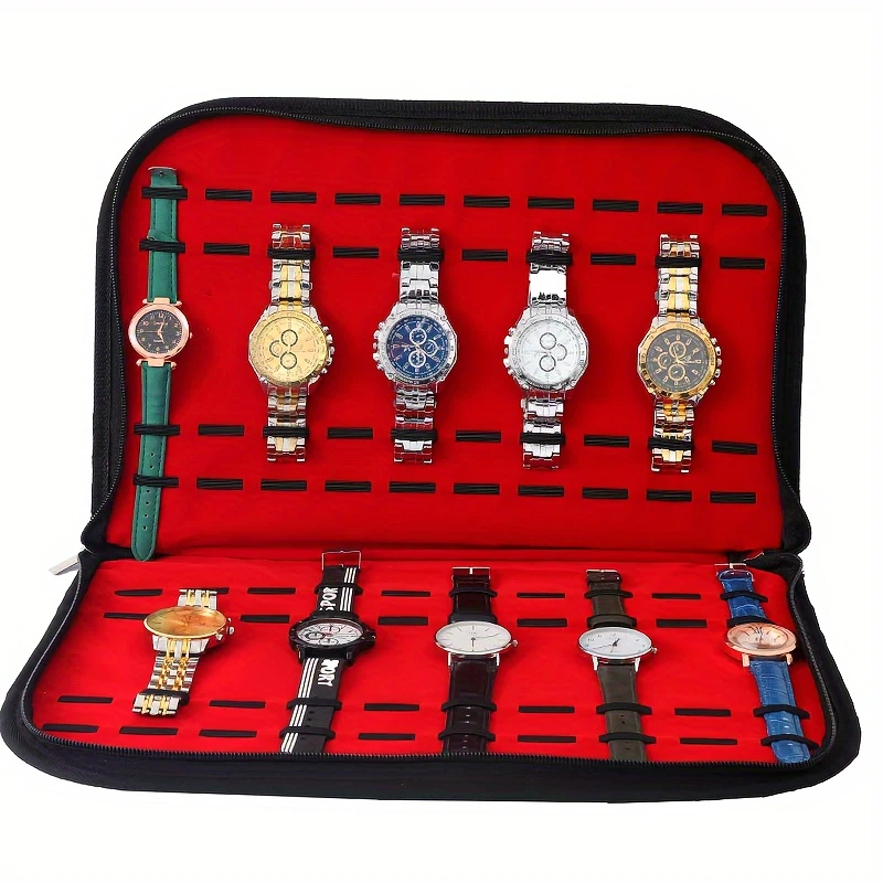 20 Slots Watch Storage Bag Con - Jewelry And Watches Box 评论和价格