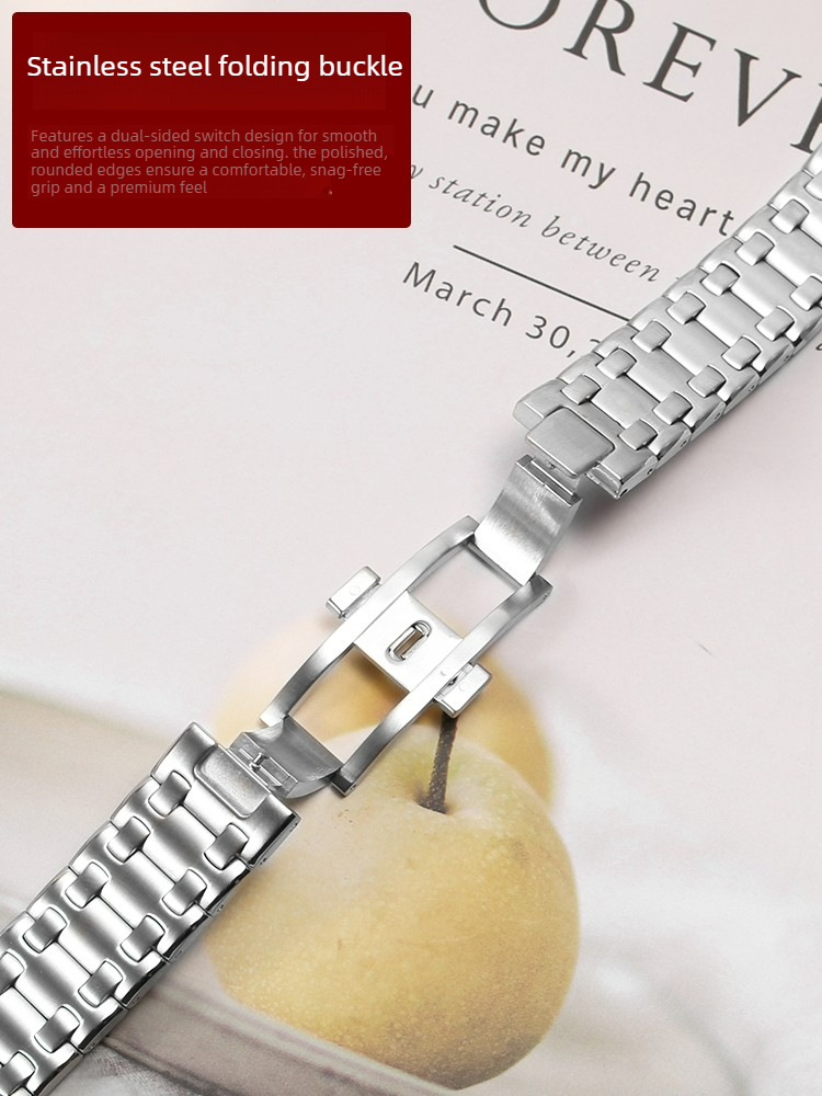Stainless Steel Watch Strap fo - Audemars Piguet Watch Royal Oak 评论和价格