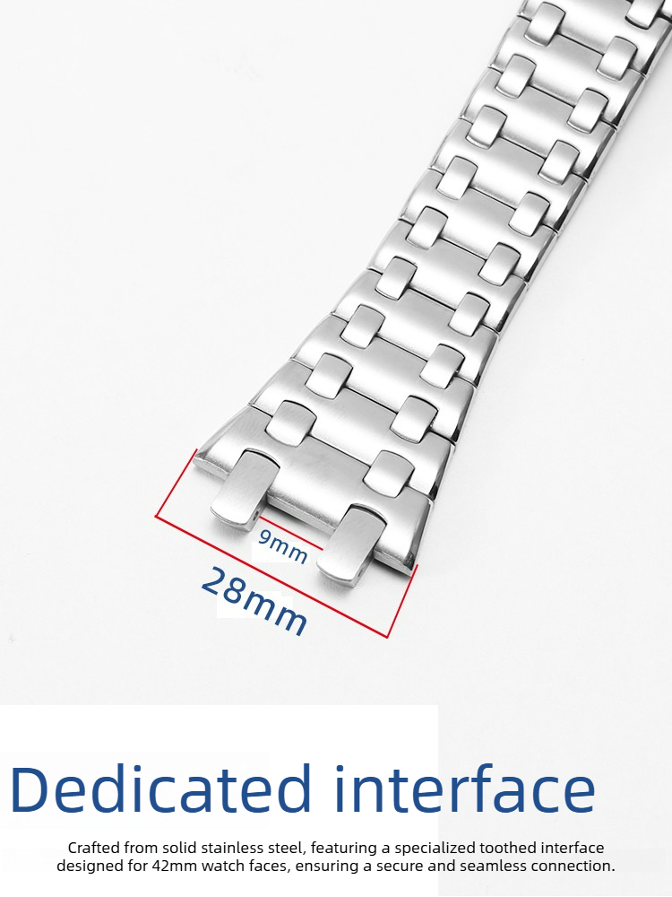 Stainless Steel Watch Strap fo - Audemars Piguet Watch Royal Oak 评论和价格
