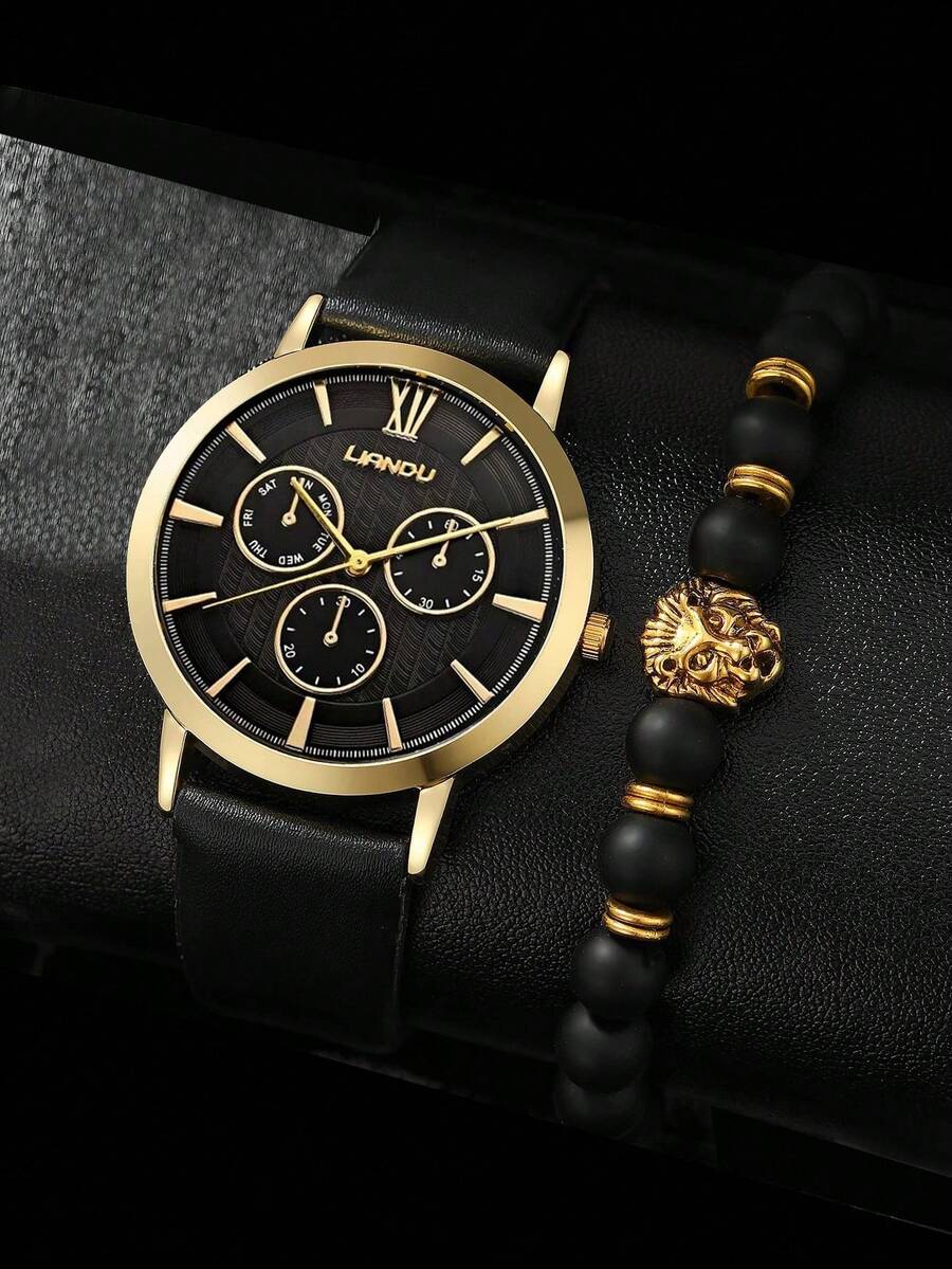 LIANDU LIANDU 1 Set Men's Fash - Jewelry Watch 评论和价格