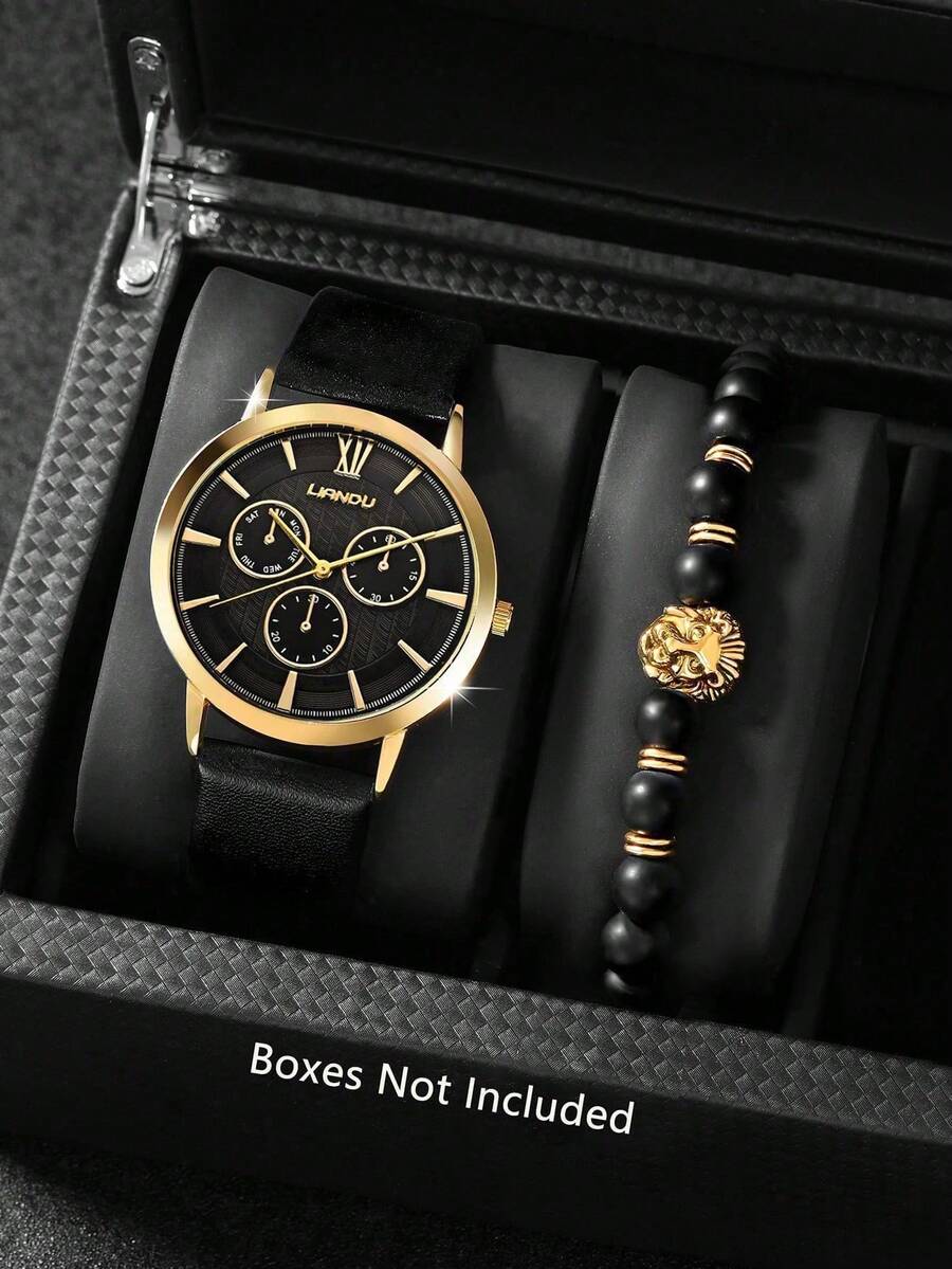 LIANDU LIANDU 1 Set Men's Fash - Jewelry Watch 评论和价格