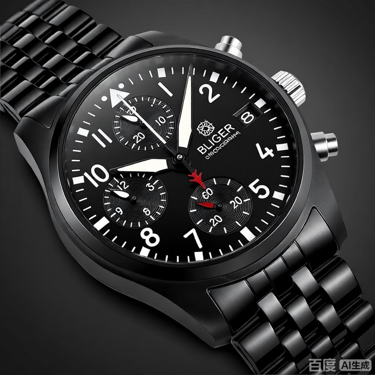 BLIGER Full Black Brushed 38mm - Jewelry Watch 评论和价格