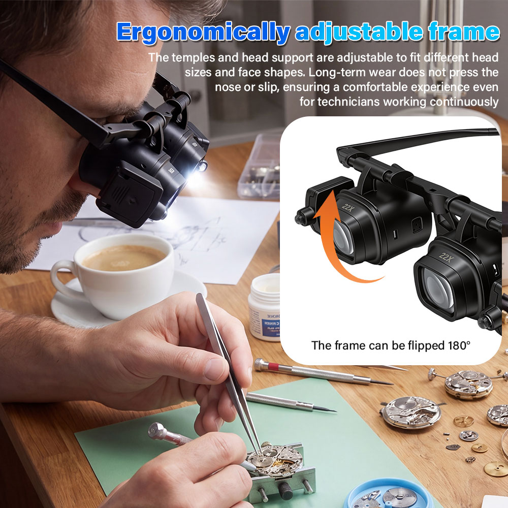 Portable 2X-24X Headband Magni - Jewelry Eyewear Watches & Accessories 评论和价格