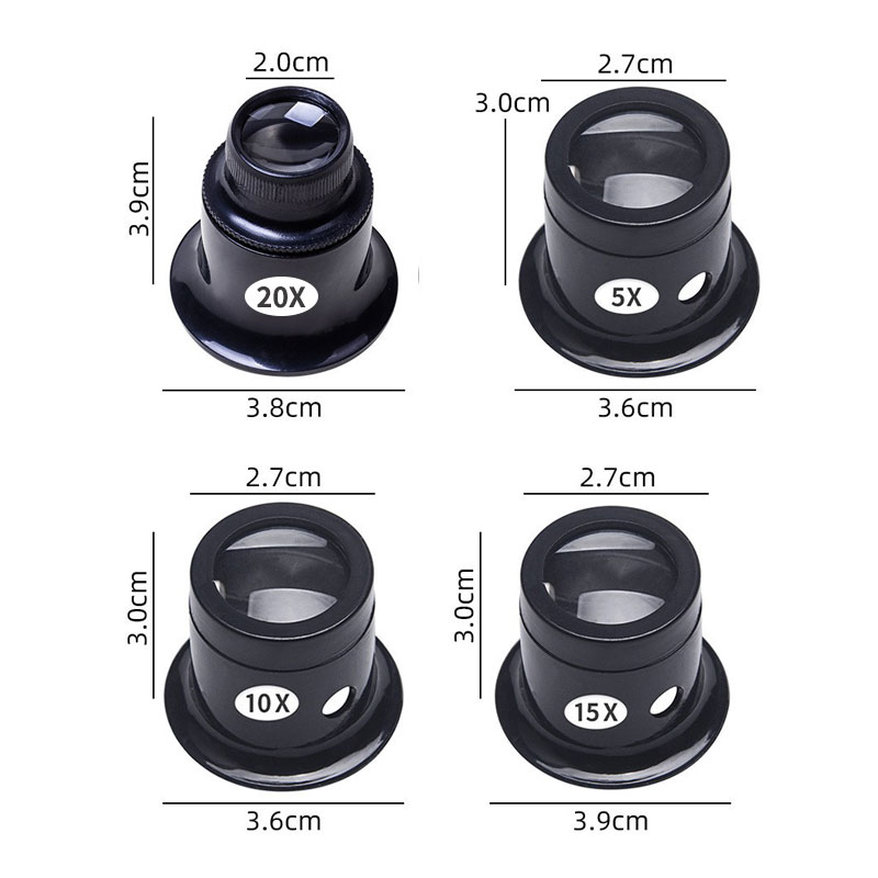 4pcs/set Monocular Magnifying  - Jewelry Eyewear Watches & Accessories 评论和价格