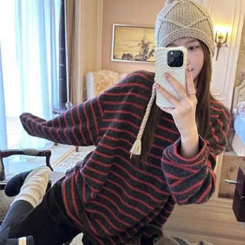 Plus Size Vintage Striped Flee - S&S Watches & Jewelry Ho Chi Minh 评论和价格