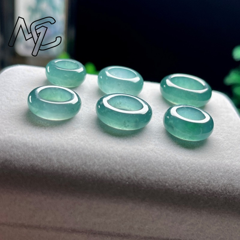 Natural Emerald Blue Water Luc - Jewelry & Watches Store 评论和价格