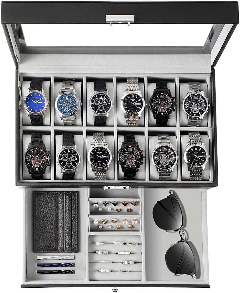 Watch Box Organizer for Men Gi - Jewelry Watches Men 评论和价格