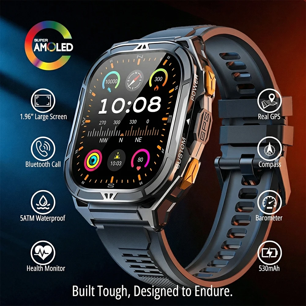 Luxury AMOLED Smartwatch Real  - Italian Jewelry Watches 评论和价格
