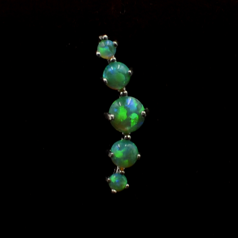 CHUANCI 1 PC Stainless Steel & - Opal Earrings Dangle 评论和价格