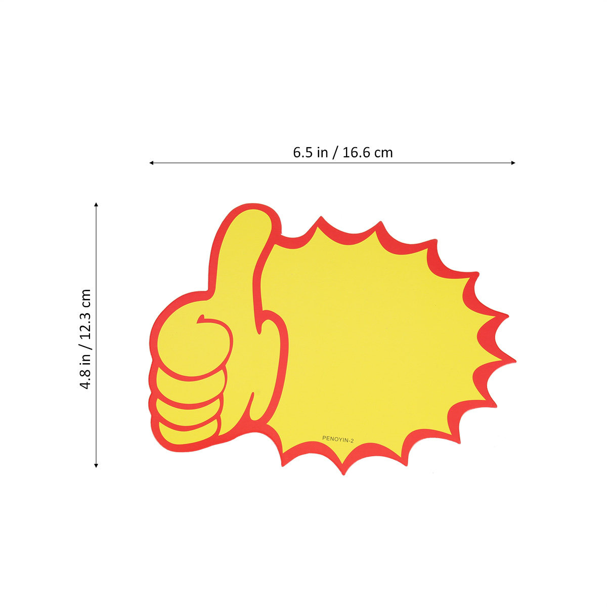 100Pcs Thumb Shaped Yellow Pap - Jewelry And Watches Store 评论和价格