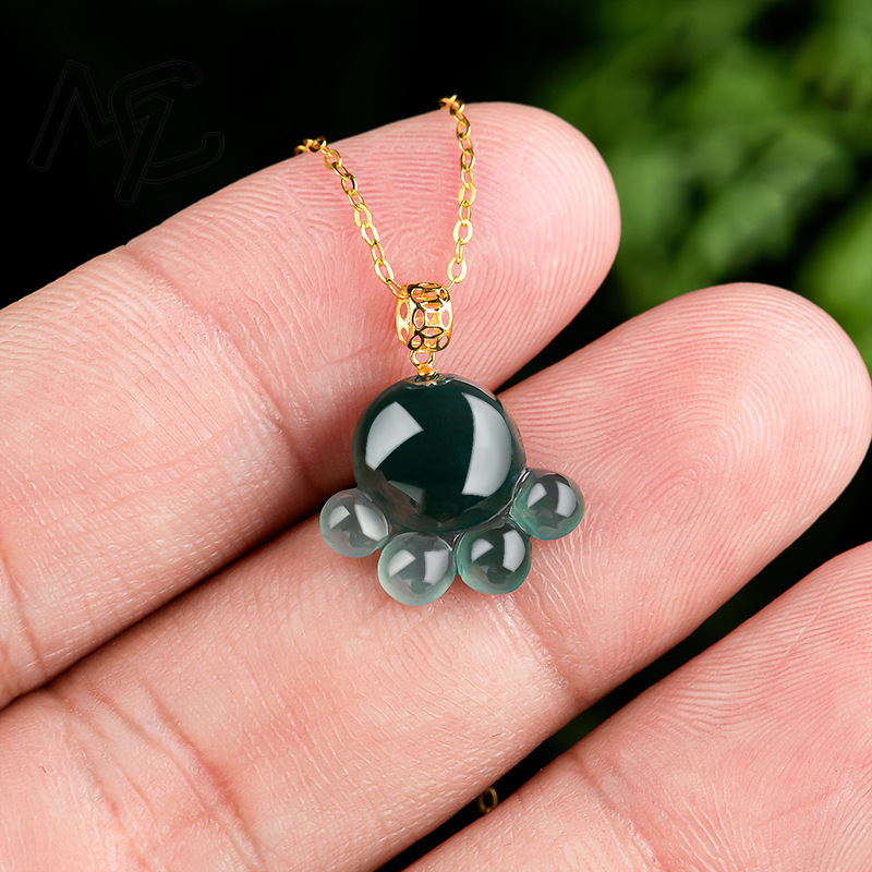 Natural Real Emerald Blue Wate - Jewelry & Watches Store 评论和价格
