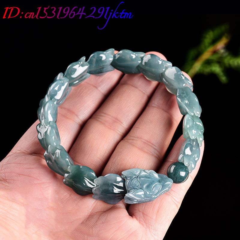 Blue Burmese Jadeite Dragon Br - Jewelry & Watches Store 评论和价格