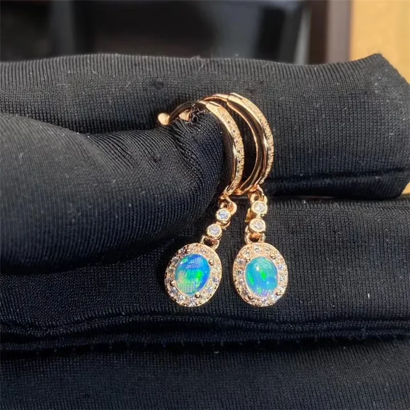 New Natural Opal Earrings 925  - Opal Earrings Dangle 评论和价格