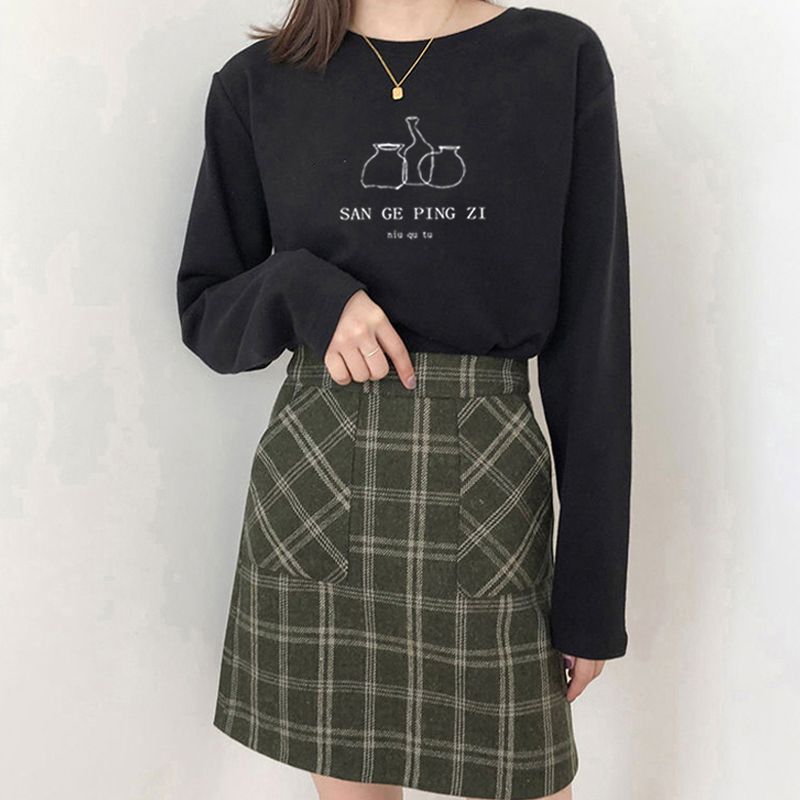 Women Korean Style Crew Neck B - S&S Watches & Jewelry Ho Chi Minh 评论和价格