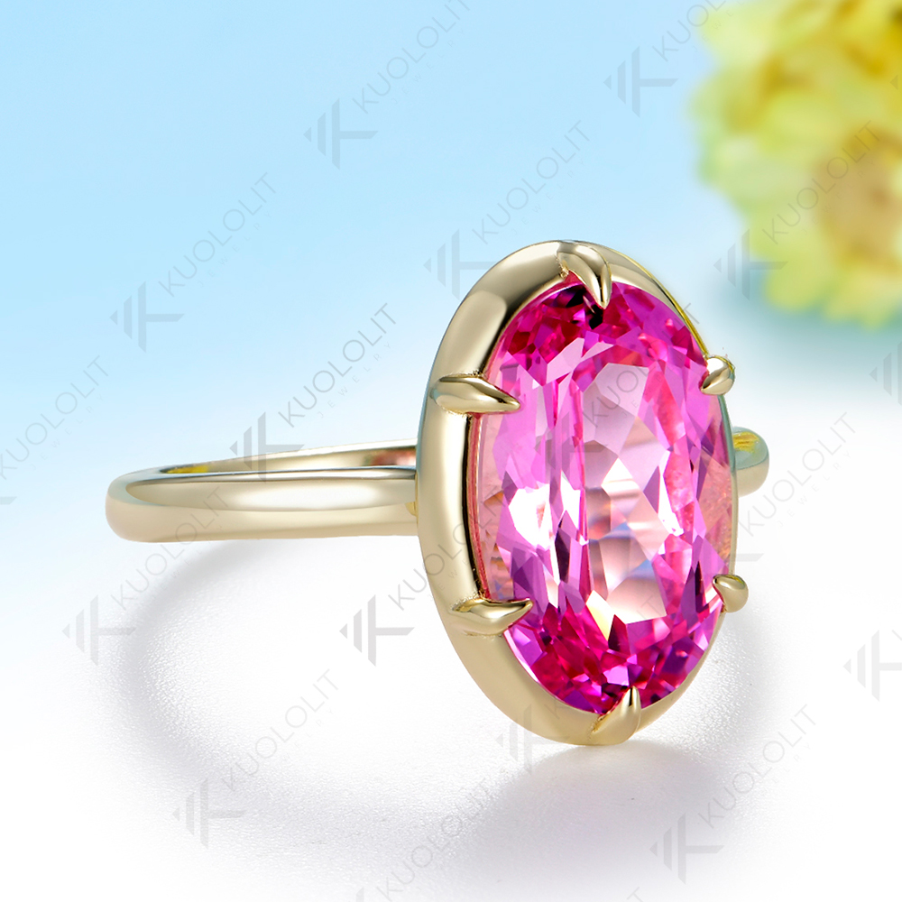 5.5CT Pear Cut Lab‑Grown Pink  - Luxury Gifts Jewelry & Watches Namfleg Mostar 评论和价格