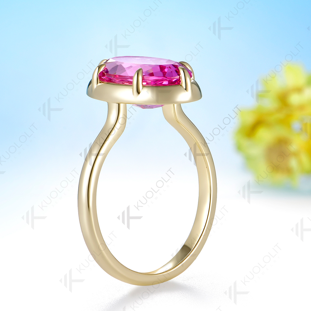 5.5CT Pear Cut Lab‑Grown Pink  - Luxury Gifts Jewelry & Watches Namfleg Mostar 评论和价格